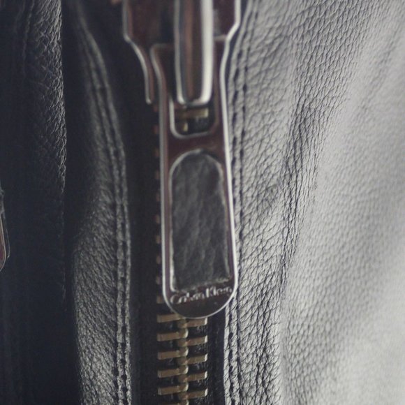 NIB Calvin Klein E7266 Haydee Waxy Black Boots 10 - Picture 3 of 7